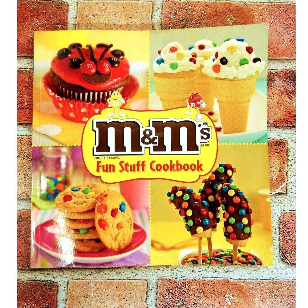 M&M's Fun Stuff Cookbook - Paperback 2013 - Colorful and Fun Dessert Recipes